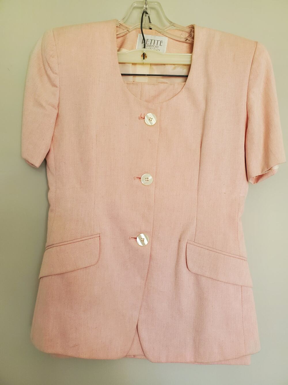 Vintage Petite Sophisticate Light Pink Matching Set